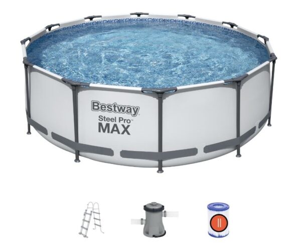 Bazen Steel Pro Max okrugli 366x100-Bestway